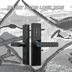 Cerradura Inteligente para Puerta F8 Tuya 2025, Desbloqueo por Huella Dactilar, Pantalla OLED, Control Remoto por Aplicación, Diseño de Barra - Product Image 2