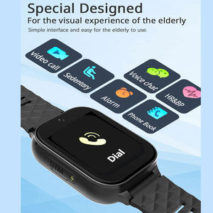 Détection de chute 4G Smart Personnes âgées <span class=keywords><strong>Gps</strong></span> Montre Appel vidéo <span class=keywords><strong>GPS</strong></span> <span class=keywords><strong>Bracelet</strong></span> SOS Moniteur d'urgence pour <span class=keywords><strong>Alzheimer</strong></span> Protection saine - Product Image 3