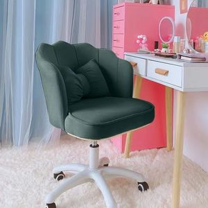 Chaise de bureau pivotante et réglable en hauteur, avec coussin de maquillage, pour chambre à coucher, coiffeuse ou salon, avec fonction pivotante - Vente en gros - Product Image 4