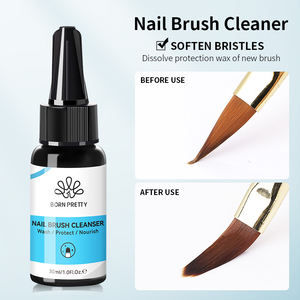 BORN PRETTY Private Label 2 en 1 Nail Art Brush Wash Gel Cleaner para limpiar profundamente Nourish Acrylic Nail Brushes - Product Image 3