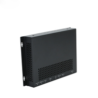 Boîtier d'alimentation électronique OEM personnalisé en alliage d'aluminium noir IP54, extrudé en aluminium 6063, pour onduleur et carte PCB