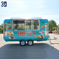 CAMPTRL Restaurant mobile, bar à bubble tea, bar à café, remorques de vente de nourriture entièrement équipées, camion de restauration pour pizzas, tacos, hamburgers