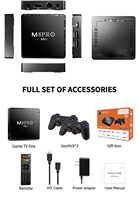 M8 Pro Manette de Jeu Boîtier TV Android 12 Jeux Double Système H313 64G 4k Joystick Intelligent Rétro Original Contrôleur Vidéo Sans Fil