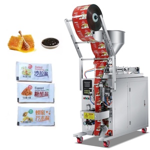 Mù tạt/ngọt chua nước Sốt Salad mặc quần áo làm đầy máy nhựa giấy lá phim tùy chọn Pouch Túi gói thực phẩm động cơ bao gồm - Product Image 1