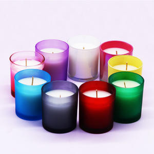 Dekorasi rumah Label pribadi lilin Votive Aroma mewah ulang tahun Logo buram toples lilin kedelai beraroma lilin Dekorasi Rumah - Product Image 3