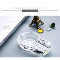 Cendrier en verre cristal mini cigare Offre Spéciale trois couleurs