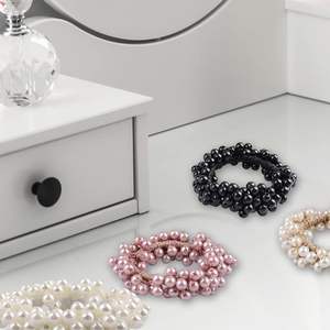 Diadema Redonda de Cristal Tejida a Mano, Accesorio de Decoración con Perlas, Popular para Mujeres y Niñas, Venta al Por Mayor - Product Image 6