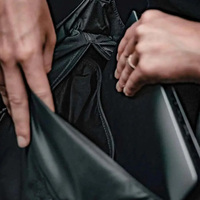 Sac fourre-tout pliable imperméable avec logo personnalisé, motif lettres, en polyester, sac à bandoulière, sac de shopping personnalisé recyclable