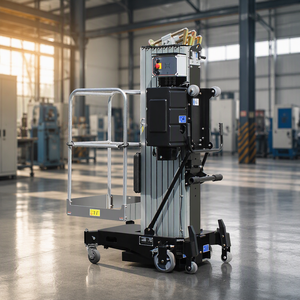 Plateforme élévatrice verticale en aluminium, directement de l'usine, 4,7m, 6,2m, 8m, 10,6m, 12,2m, 16m, capacité 150kg, 250kg, prix de gros - Product Image 5