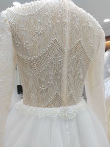 9118 #2021 cuello alto <span class=keywords><strong>Casual</strong></span> <span class=keywords><strong>playa</strong></span> A-Line encaje rebordear vestidos <span class=keywords><strong>de</strong></span> <span class=keywords><strong>novia</strong></span> hinchados manga larga encaje Boho <span class=keywords><strong>vestido</strong></span> <span class=keywords><strong>de</strong></span> <span class=keywords><strong>novia</strong></span> - Product Image 6