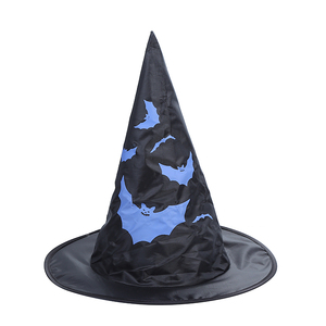 Venta caliente Original Factory BSCI Audit Halloween Spider Net Printing Glow Witch Hat Decoraciones <span class=keywords><strong>para</strong></span> fiestas infantiles - Product Image 3