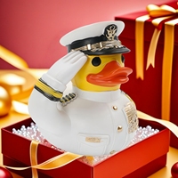 Nouvelles Figurines Créatives en Résine sur le Thème de l'Armée : Canards Assortis en Gros pour Figurines de Collection, Canards en Caoutchouc d'Halloween, Décoration de Bureau