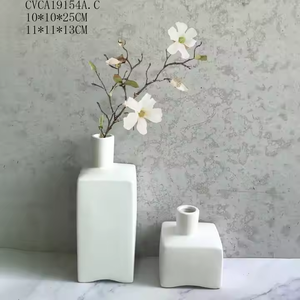 Design unico fatto a mano Mini vaso in porcellana magneti <span class=keywords><strong>moderni</strong></span> minimalisti di lusso mobili e decorazione per la casa composizione floreale - Product Image 2