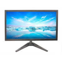 Monitor LCD 22-inci Panel IPS untuk DisplayPort 1920x1080 Piksel 75Hz Hitam Kantor Pabrik Murah VESA