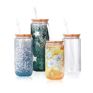 Fournisseur chinois Iridescent givré sous néoprène boisson verre porte-gobelet pliant peut refroidisseur - Product Image 3