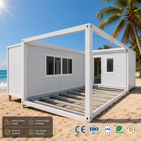 Maison conteneur YT de 20 pieds à structure en acier détachable, facile à installer, bureau portable, hôtel miniature préfabriqué