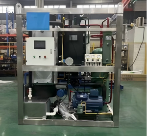 Machine à glace industrielle en gros, 5 tonnes, automatique, en acier inoxydable, avec moteur, pompe et engrenages - Product Image 2