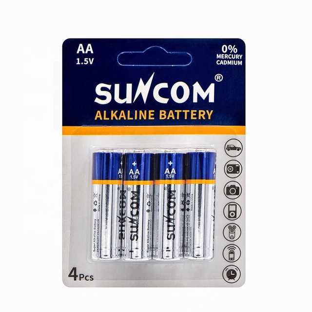 High Quality Alkaline Battery 1.5V AA LR6 360 min Non Rechargeable Aaa Aa Primary Battery for Toys Controller