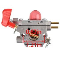 Carburateur C1U W43 545081857 pour souffleur à essence 2 temps Poulan BVM200FE VS 2 GBV345 Craftsman 358 Series – Ensemble de remplacement
