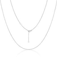 En stock : Collier ras du cou tendance en argent sterling S925 avec pendentif simple en diamant de laboratoire, bijoux en gros