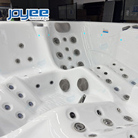 Jacuzzi Exterior para 5 Personas Joyee, Fabricante de Jacuzzis de 2.3M con Calidad Europea, Spa de Lujo con 92 Jets, Tubo Chino Confiable