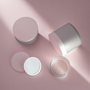 New 30g 50g 100g Face Cream Scrub Body Butter PET Cosmetic Container Thick Wall Hard and Cheap <b>Plastic</b> <b>Jar</b> with Lid Packaging - Product Image 1