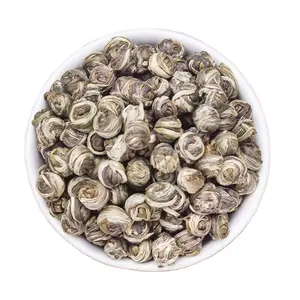 Top Quality organic flowering jasmine green tea balls slimming tea jasmine dragon pearls loose leaf