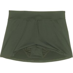 Women's Mini Swim <b>Skirt</b> <b>Elastic</b> Waist Quick Dry A-Line Woven Fabric Cover Up - Product Image 5