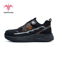 Chaussures de sécurité antistatiques et antidérapantes SRC, bottes de travail respirantes et légères, boucle rotative, anti-écrasement, anti-perforation