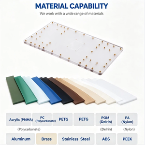 Servizio di Lavorazione CNC <span class=keywords><strong>per</strong></span> Copertura <span class=keywords><strong>Trasparente</strong></span> con Micropori in Lastra Acrilica PMMA - Product Image 2