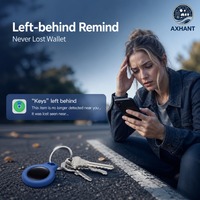 Pelacak Kunci AirTag MFi, Perangkat Pelacak Global, Pelacak Dompet & Koper Mini GPS untuk Apple