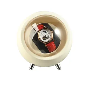 Luxury High Quality Automatic Watch Winder Safe Plastic Single Watch Winder Box 1 Slot Spaceman Capsule Patented Design Unique