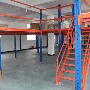 Nhiệm vụ nặng nề tầng lửng giá cho công nghiệp lưu trữ thép và kim loại kho Kệ OEM Nhà cung cấp - Product Image 3