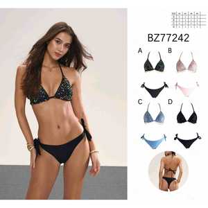 Women V-Neck Plus Size One Piece Swimsuit Ruched <b>Tummy</b> <b>Control</b> Backless Bathing Suit Summer Beachwear Wholesale New BZ77242 - Product Image 1