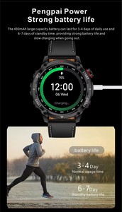 2025สมาร์ทวอทช์1.43นิ้ว AMOLED <span class=keywords><strong>W10</strong></span> Pro GPS ระบุตำแหน่งความดันโลหิตกลางแจ้งฟิตเนสติดตามการโทรแบบ BT - Product Image 6