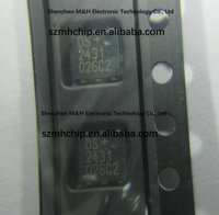 Memoria EEPROM de 1024 bits y 1-Wire DS2431P+T&R TSOC-6, Circuito Integrado de Memoria de un Solo Contacto para Almacenamiento de Datos de Identificación en PCB