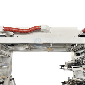 6 colori Pet Bopp Film stampanti flessografiche con doppio Unwinder e Rewinder sacchetto di plastica Stack Flexo macchina da stampa - Product Image 3