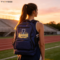 Sac de danse pour femmes, élégant et scintillant, avec élastique, adapté au ballet, au cheerleading et à la gymnastique, logo personnalisé accepté