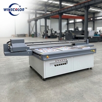 Impresoras de Inyección de Tinta de Alta Velocidad Winscolor de China, Impresora Plana UV LED 2513, Posicionamiento Visual CCD, Impresora UV Automática