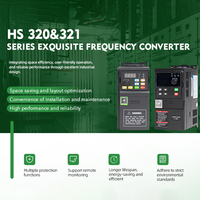 Konverter Frekuensi Variabel Fasa Tunggal Kinerja Tinggi 220v 380v AC VFD Drive 0.4-7.5KW Kontrol Vektor IP20 Bersertifikasi CE