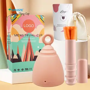 뜨거운 판매 2024 공장 가격 접을 수있는 여성 레이디 기간 실리콘 새로운 디자인 소프트 재사용 월경 컵
