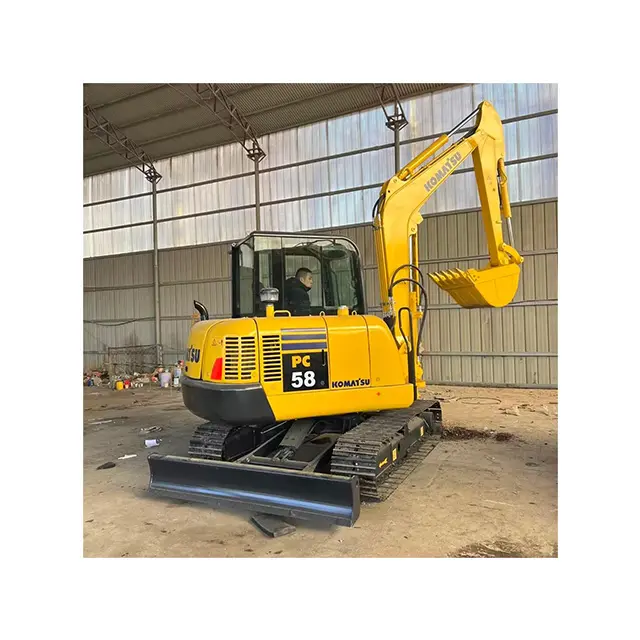 High quality mini excavator Komatsu PC56 Rubber track mini excavator Komatsu PC58 Komatsu PC56 sold locally in Japan