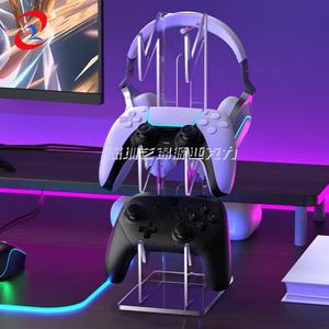 Support de contrôleur de jeux PS5 en acrylique robuste <span class=keywords><strong>PS4</strong></span> PS5 Xbox ONE Switch Console Stand Présentoir pour contrôleurs de jeu - Product Image 5