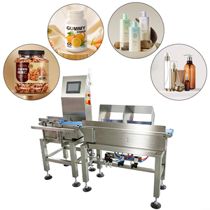 Báscula de control de peso de 2 etapas con cinta transportadora, báscula de alimentos de alta precisión, rechazador con pantalla táctil, altura de cinta personalizada, OEM ODM - Product Image 1