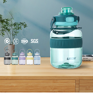 Botella de Agua Deportiva de Gran Capacidad (600/1100 ml), con Pajita, Diseño Clásico y Ecológico - Product Image 1