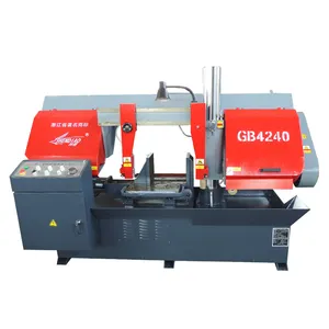 Competitive manufacturer!! China high quality double column band saw machine priceGB4240 metal band saw horizontal