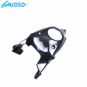 AKOSO 100% Carénages de moto en fibre de carbone sec Accessoires Couvercle de réservoir d'essence supérieur pour <span class=keywords><strong>Yamaha</strong></span> MT07 <span class=keywords><strong>MT</strong></span>-<span class=keywords><strong>07</strong></span> 2014-2017 - Product Image 3