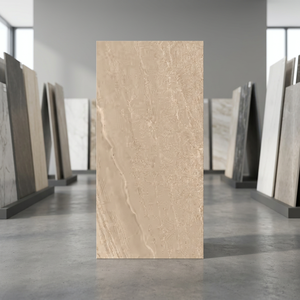 Carreaux de porcelaine polie Harbour Brown 800x1600mm, finition Calacatta Stone, pour projets de bureaux de direction - Product Image 1