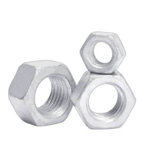 Ukuran disesuaikan M20 M22 M24 M27 M30 M36 M39 M42 M45 M48 M52 A563 DIN 934 Hot Dip galvanis kacang Hex HDG mur segi enam - Product Image 1