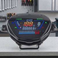 Speedometer Odometer Digital LCD Layar Dashboard Motor TEM Terbaru untuk Dream 110 EX5 dengan Garansi 12 Bulan